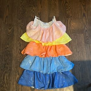 Lola and the Boys Ruffle Dress size 12. Never worn!